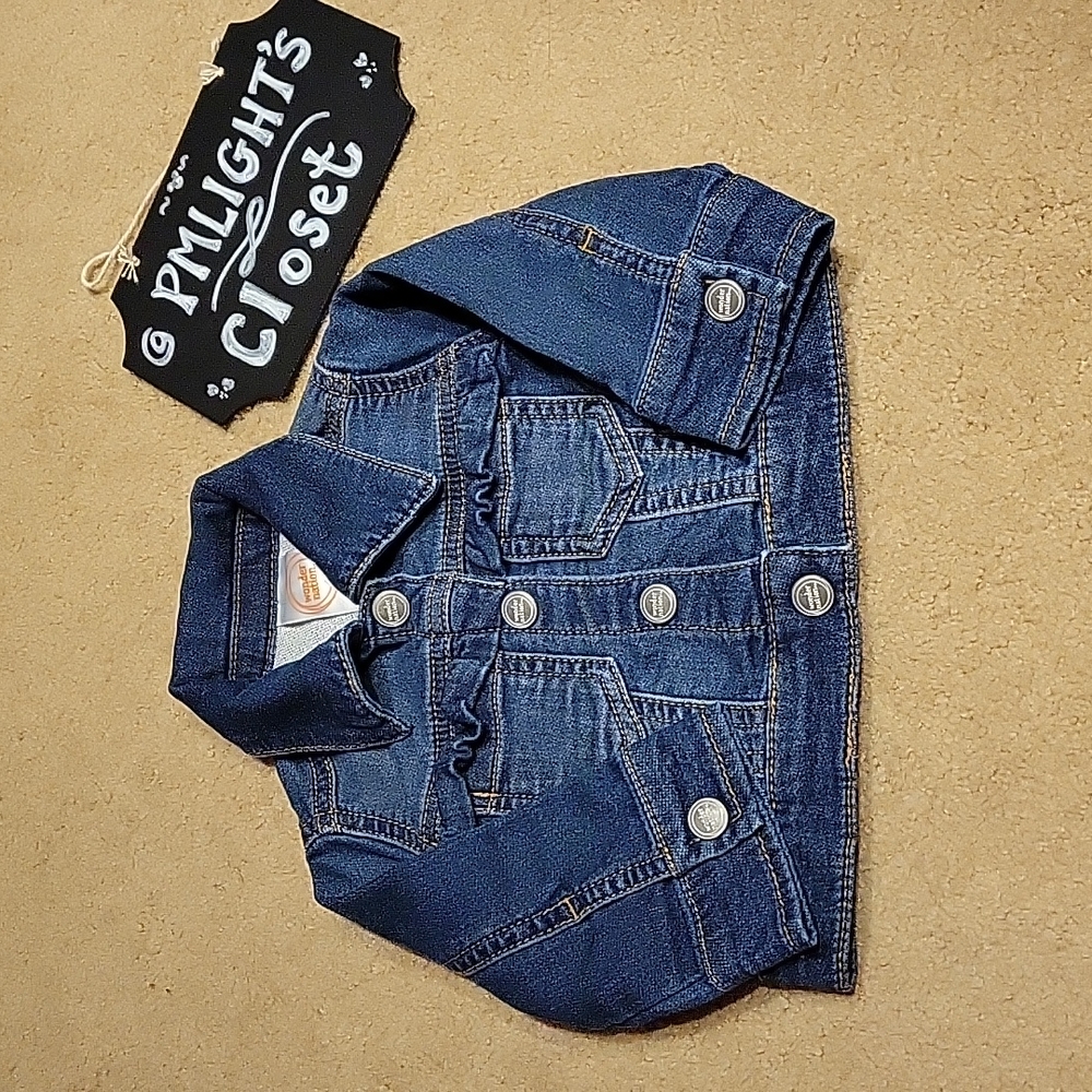 Wonder Nation Denim Jacket 0-3 Months Blue